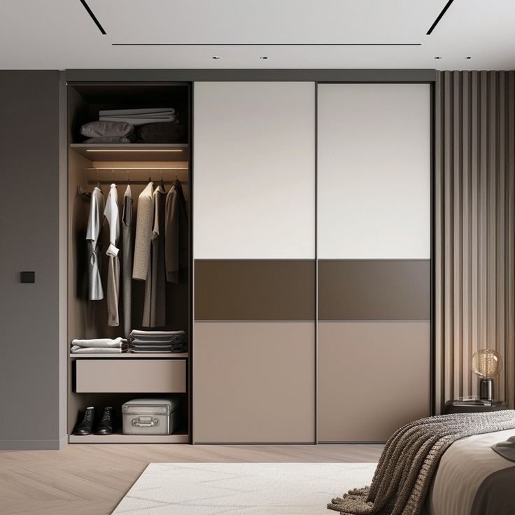 Wardrobe design for bedroom